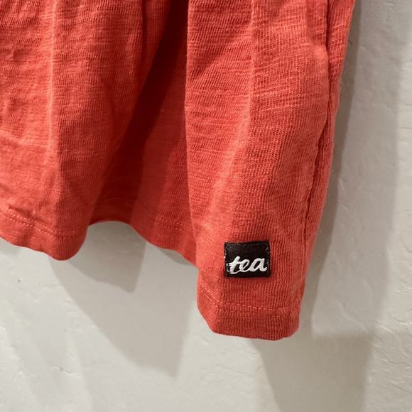 Tea Collection Orange Embroidered Pink Floral Dress - Picture 5 of 9